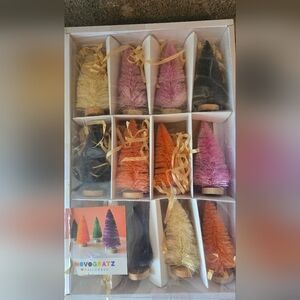 12 MINI trees for holiday decor